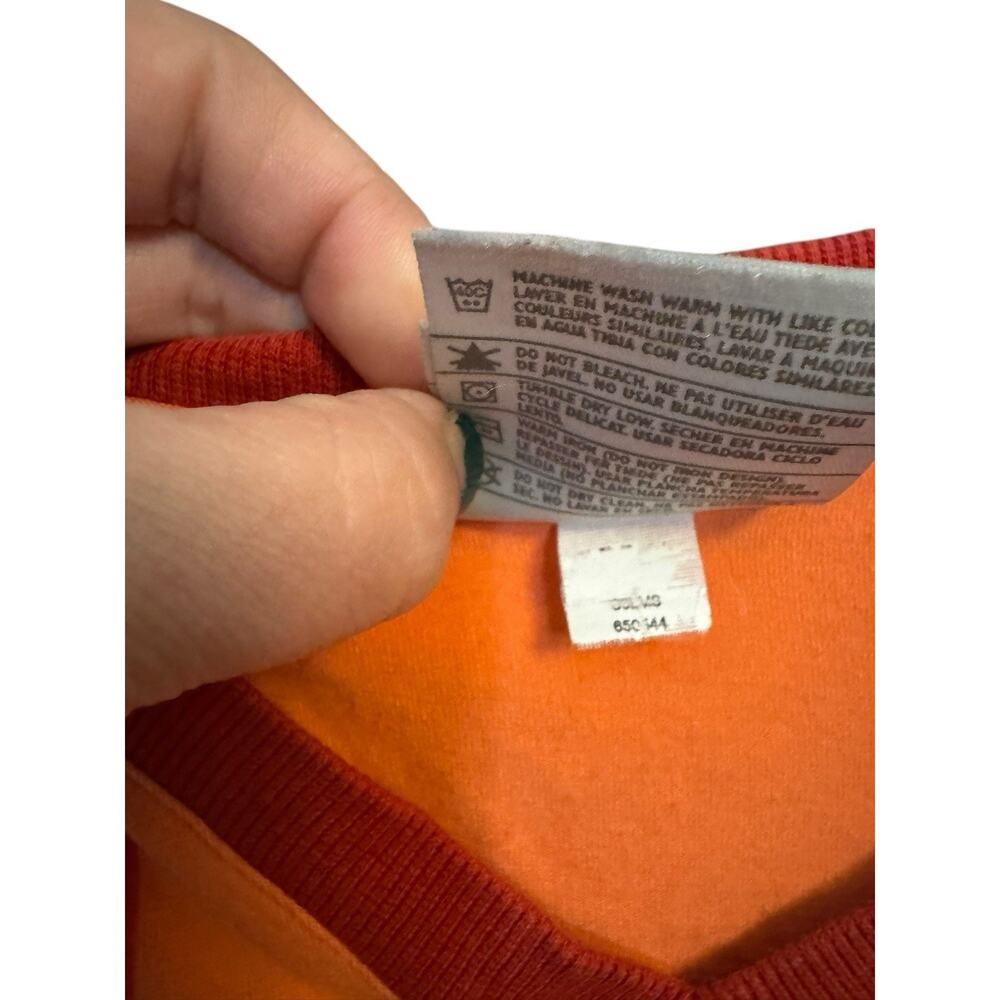 Nike Striped Las Vegas Red Orange Womans T Shirt Large - Picture 4 of 5
